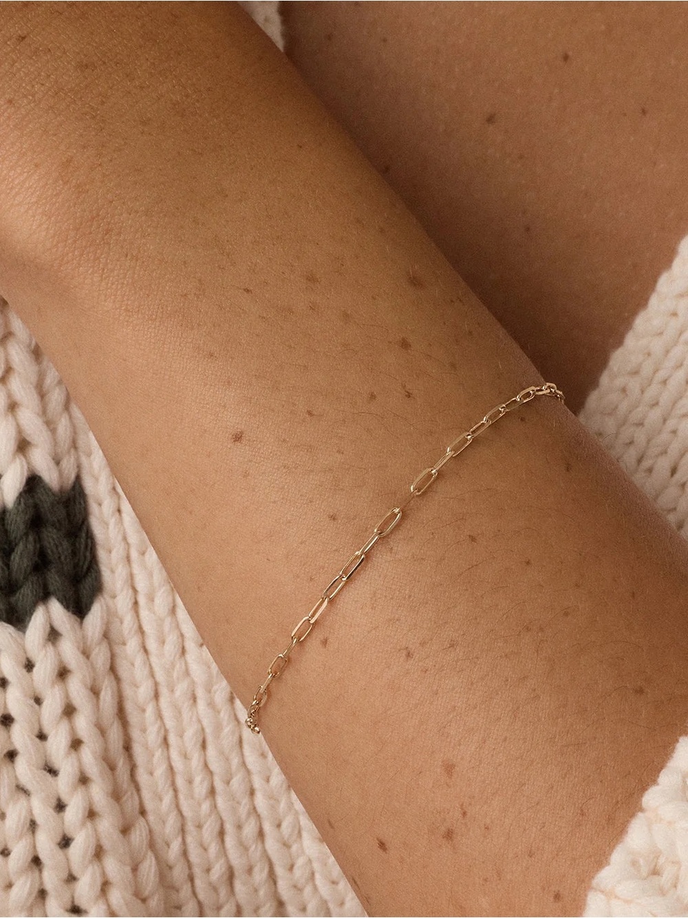 Gorjana 14K Gold Micro Mini Parker Bracelet